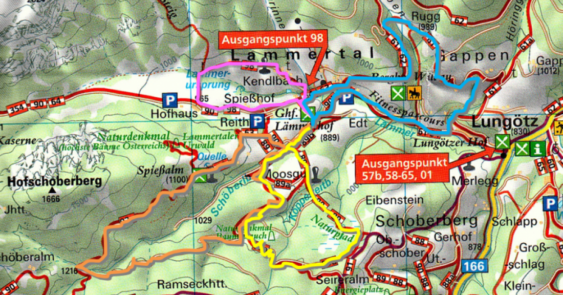 Rundwege für Nordic-Walking und Trailrunning im Lammertal