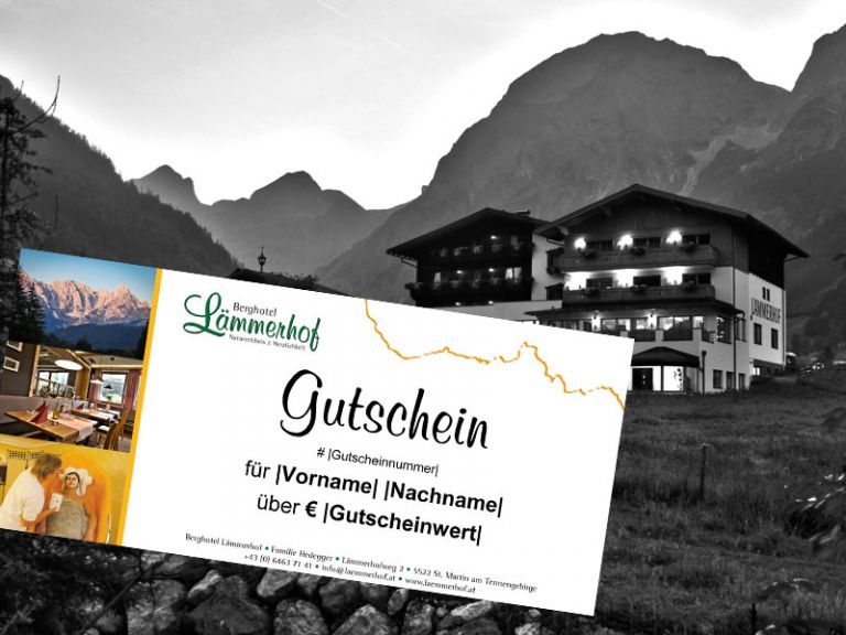 Gutschein für Urlaub in Salzburg