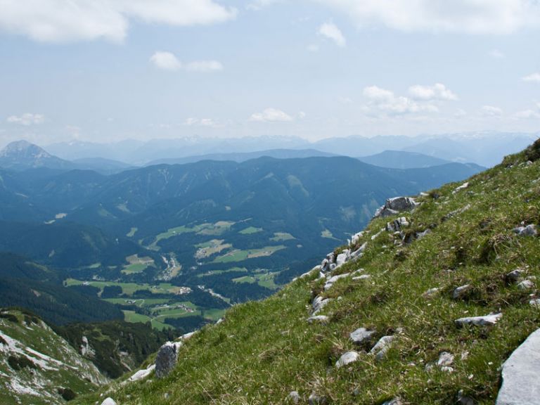 Das Lammertal aus dem Blickwinkel der Berggipfel
