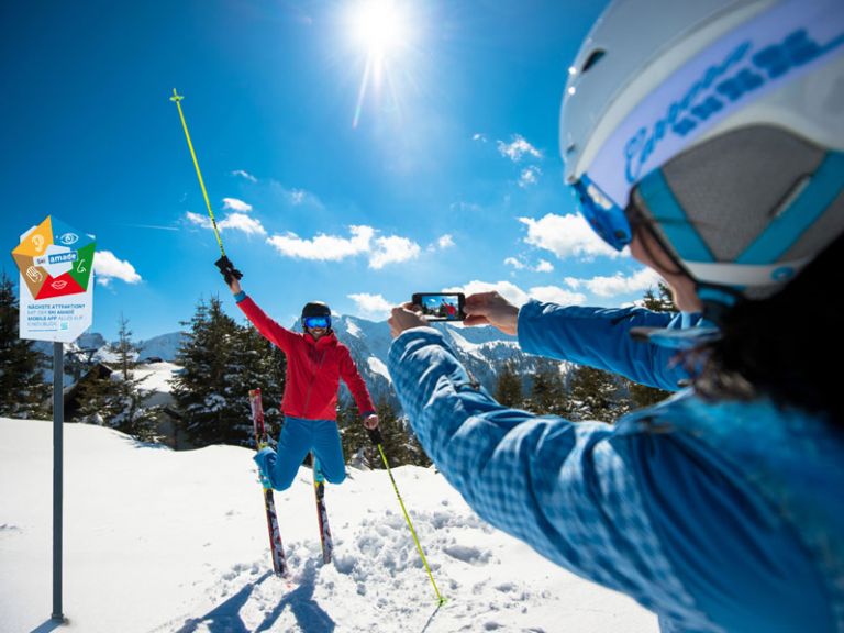 Skifahren in Ski Amadé im Salzburger Land Ausblicke im Skigebiet Ski Amadé im Salzburger Land