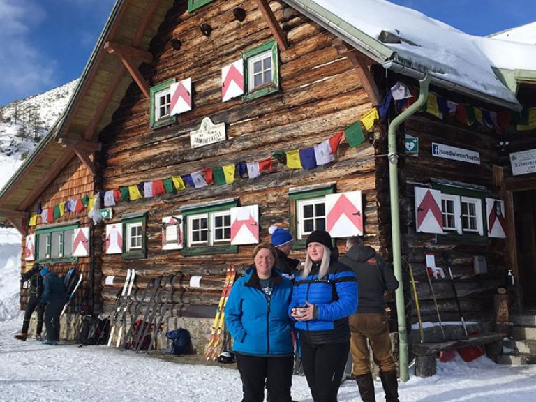 Südwienerhütte im Winter