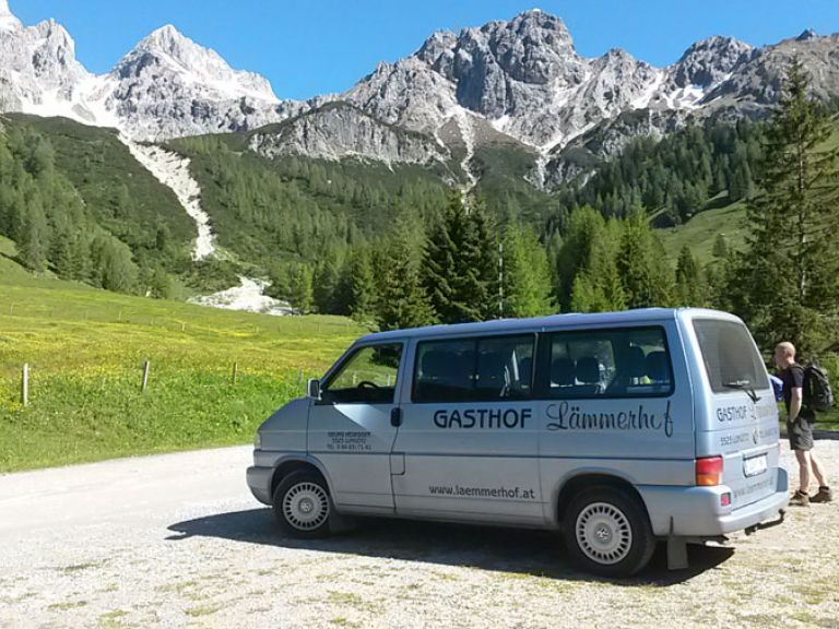 Wanderbus-Shuttle vom Lämmerhof im Lammertal