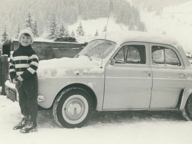 Without snow chains the journey didn't take long