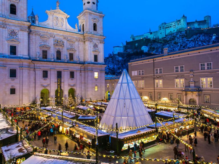 Christkindl market in Salzburg