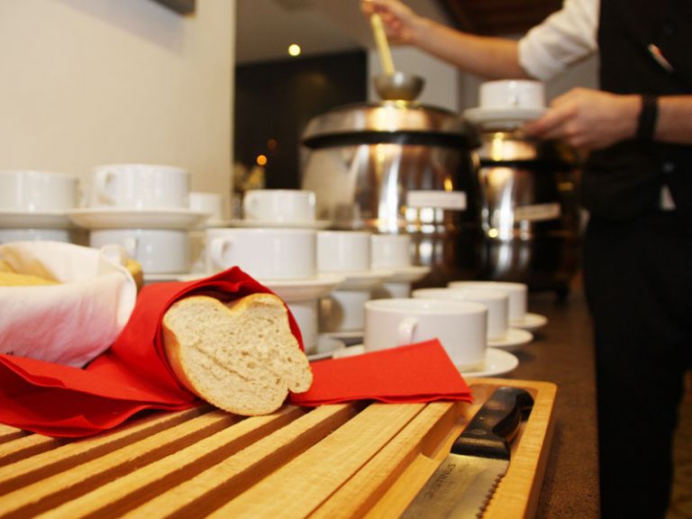 Suppenbuffet im Berghotel Lämmerhof