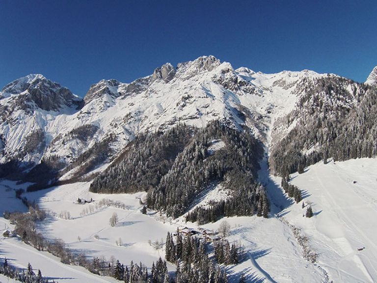 Winterwanderung im Lammertal am Tennengebirge