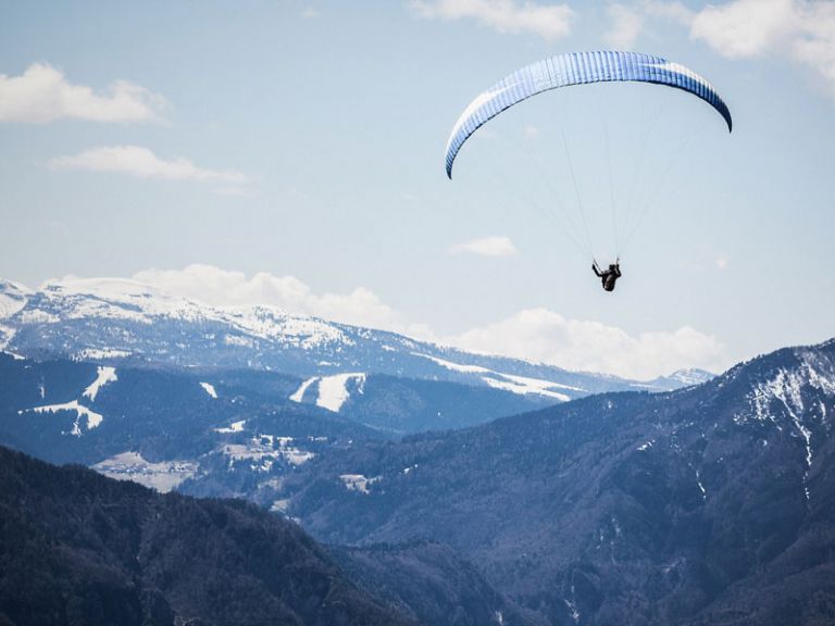 Paragleiten im Winter