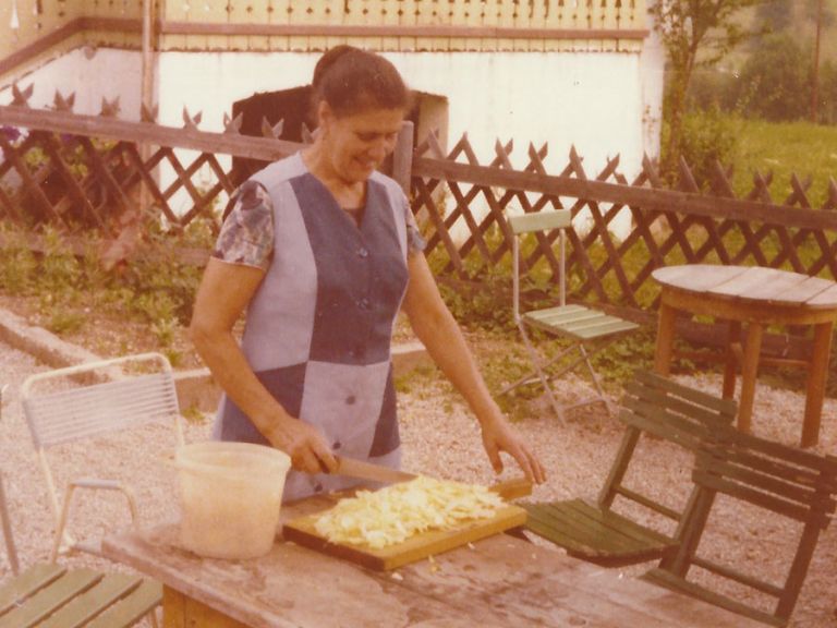 Sometimes the kitchen was taken outside