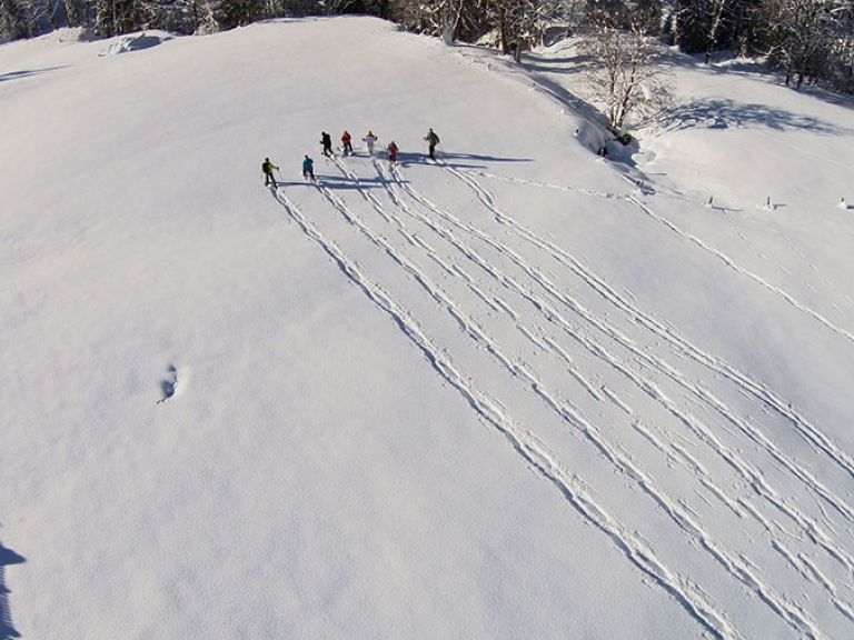 Querfeldein Schneeschuhwandern im Salzburger Land