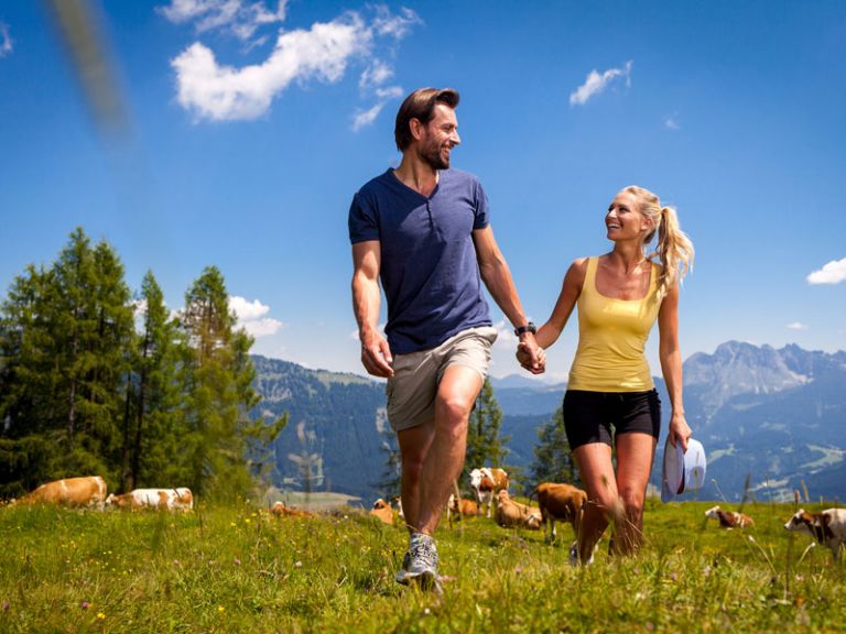 Wanderer im Tennengebirge bei St. Martin