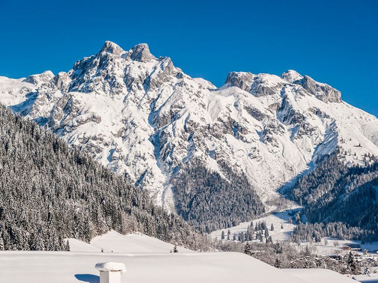 Blick auf den Eiskogel in der Wengerau