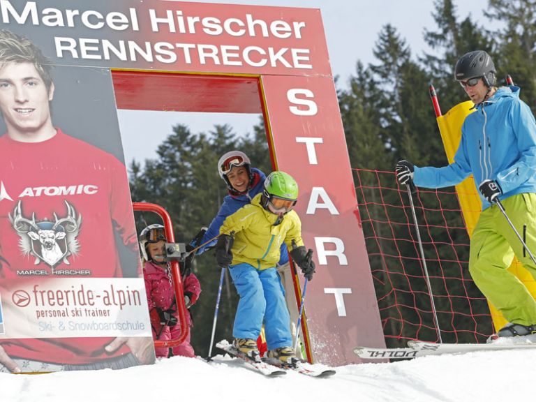 Marcel Hirscher Rennstrecke in Annaberg im Lammertal Marcel Hirscher Piste in Annaberg im Skigebiet Dachstein West