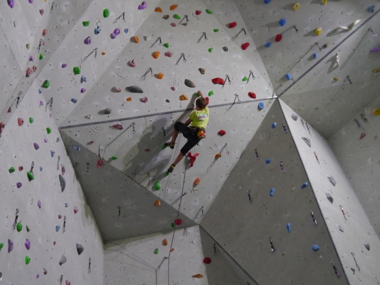 Kletttern in der Halle in Kuchl