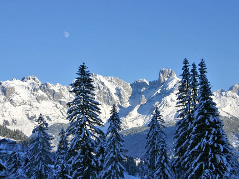 Gosaukamm in the Salzburger Land in winter