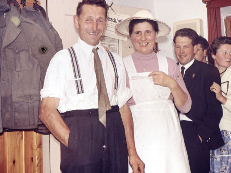 Everyone is cheeful and celebrating