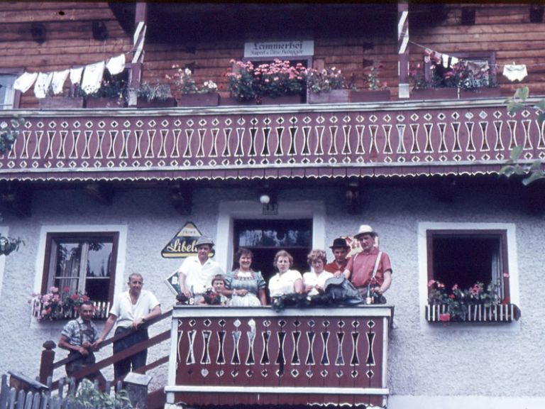 Jausenstation Lämmerhof im Salzburger Land zu 1950