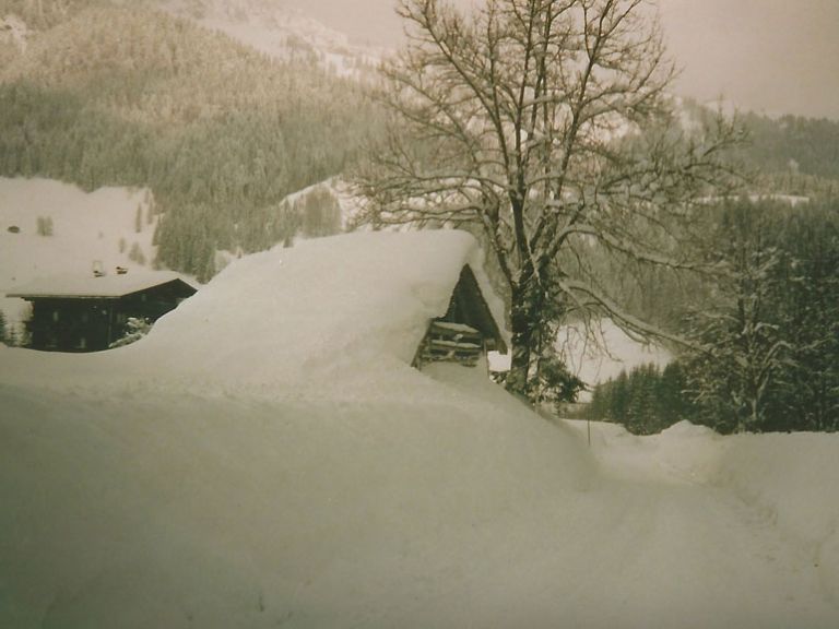 Sometimes there was - and there still is - really a lot of snow