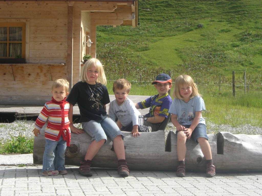 Kinderlachen auf der Rottenhofhütte