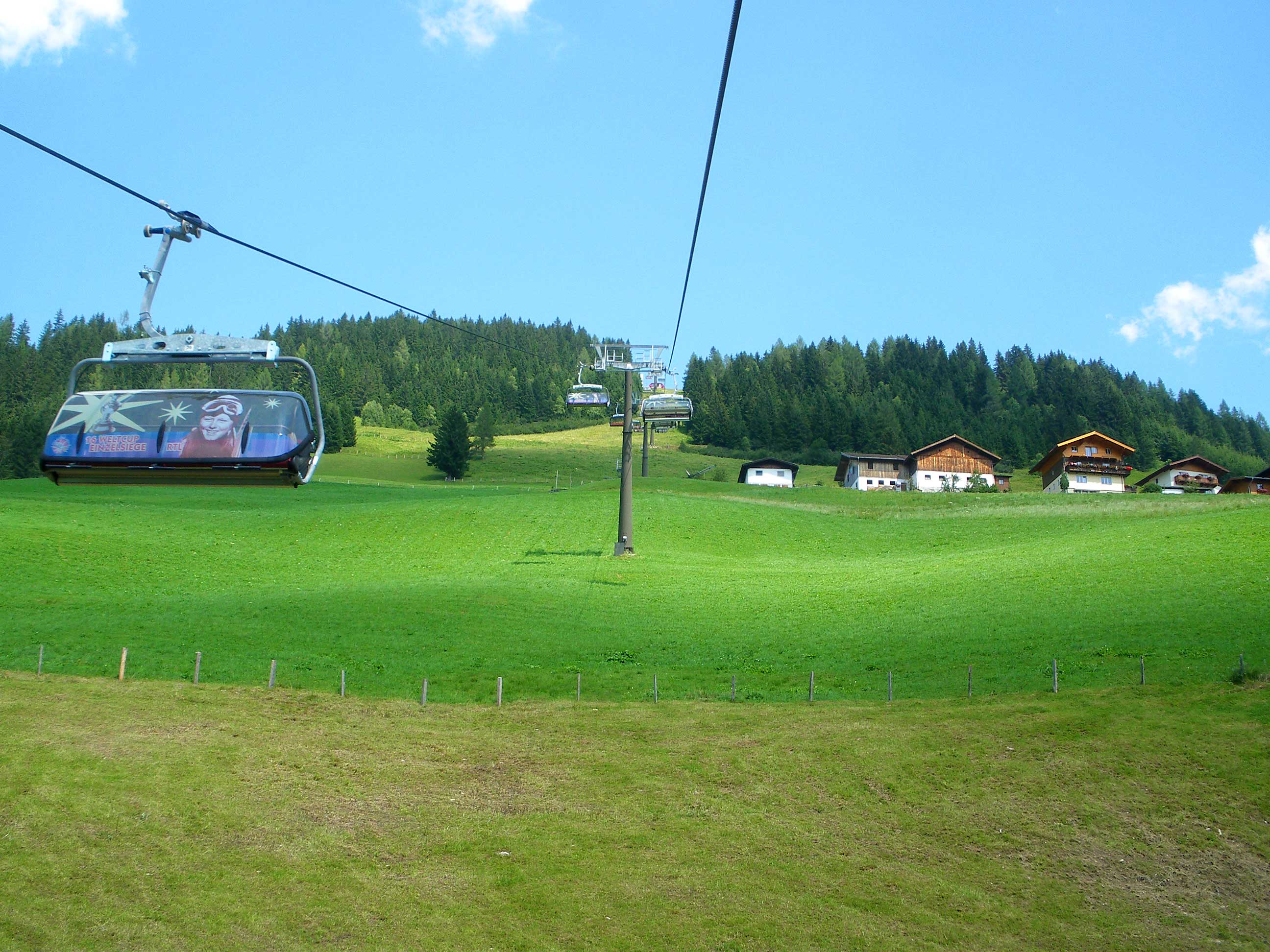 Bergfahrt mit dem Shuttle