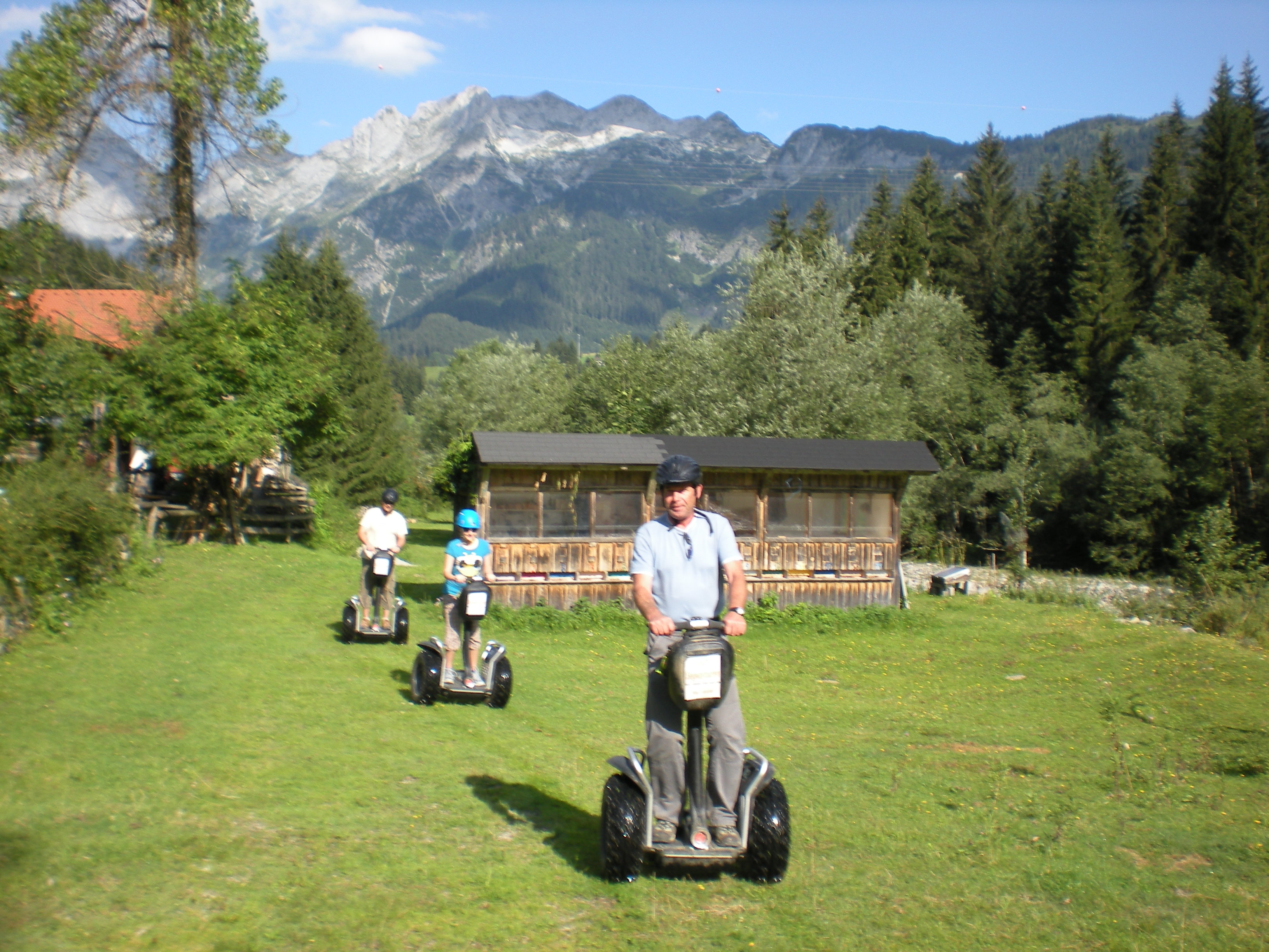 Segwaytour in Fahrt