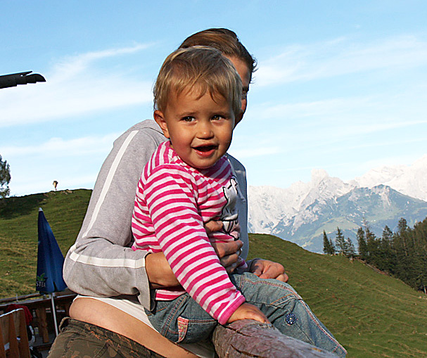 Elina auf der Karalm