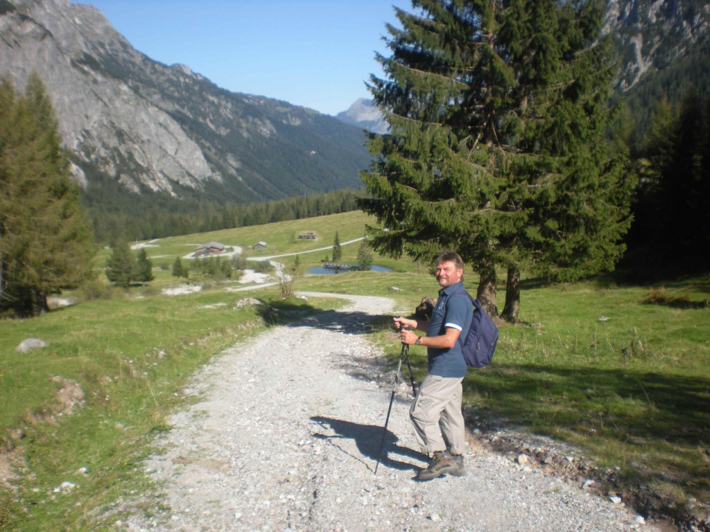 Auf dem Weg zur Aualm