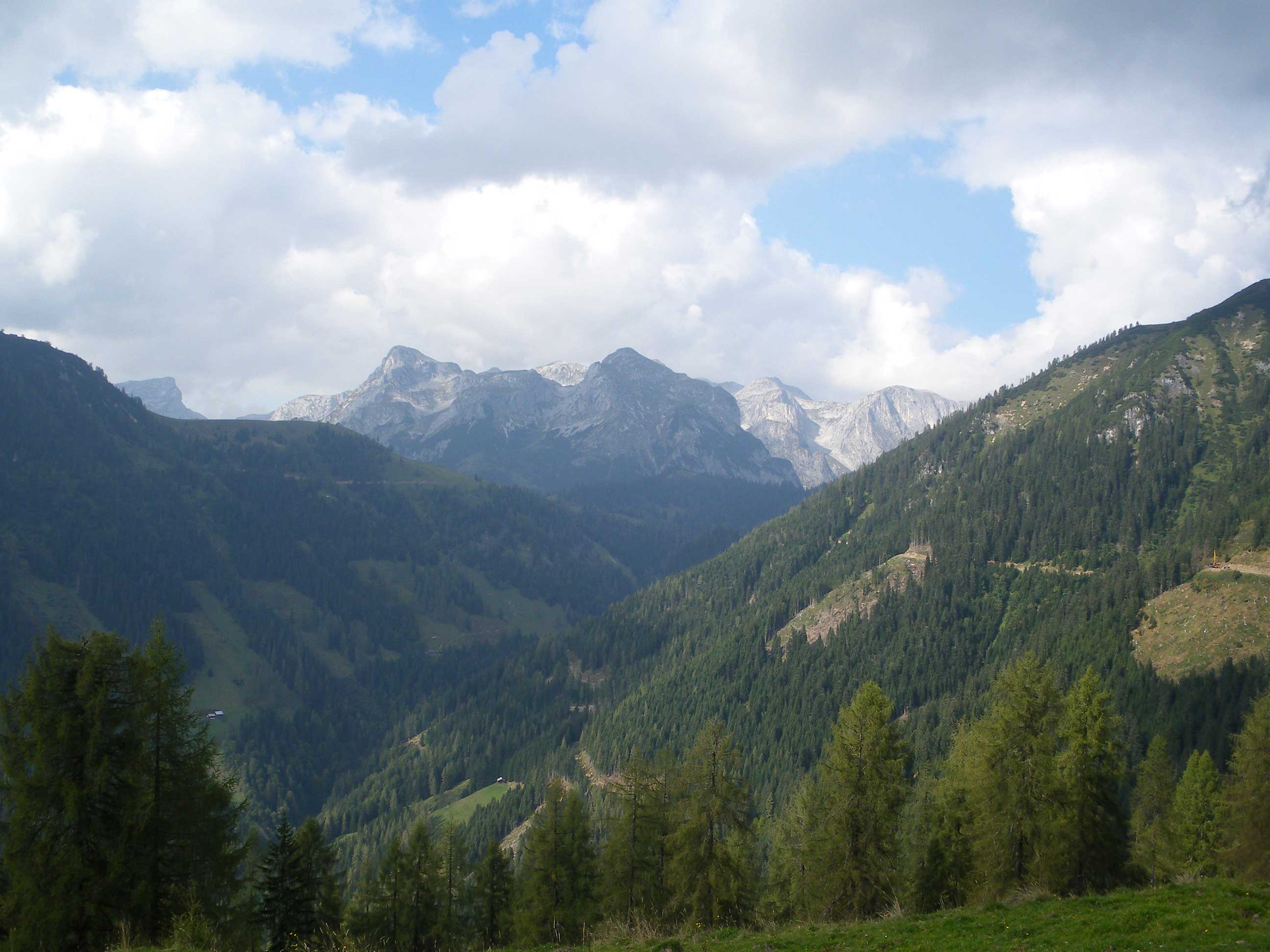 Aussicht auf das Tennengebirge