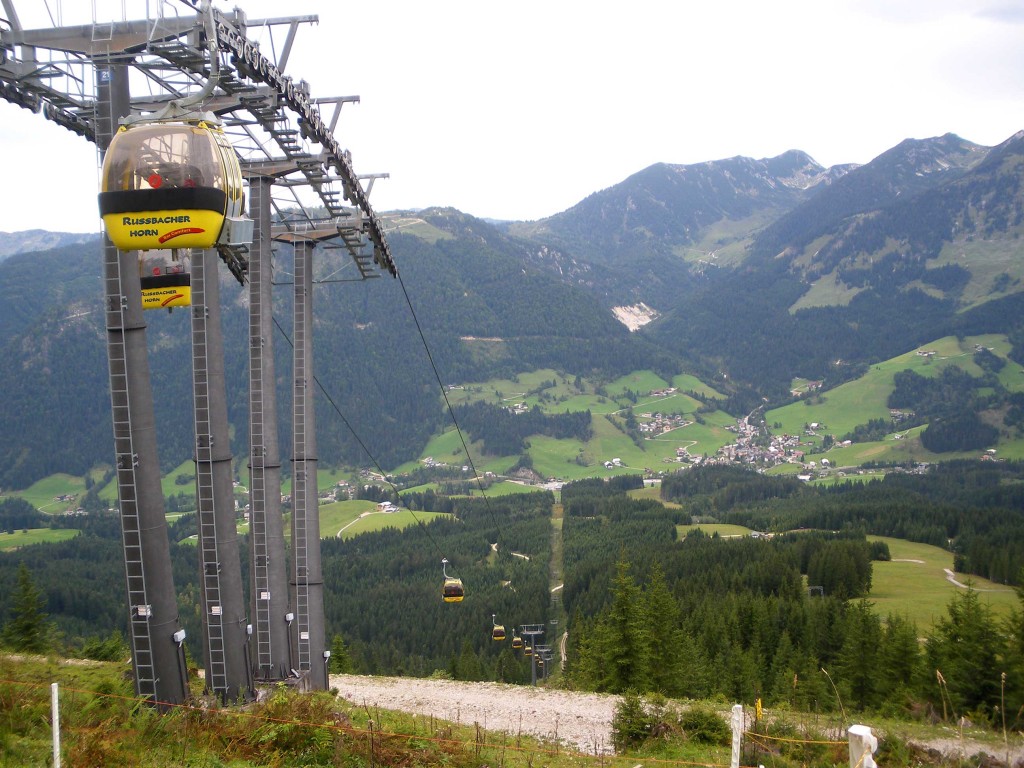 Mit der Hornbahn in Russbach geht es hoch hinaus!