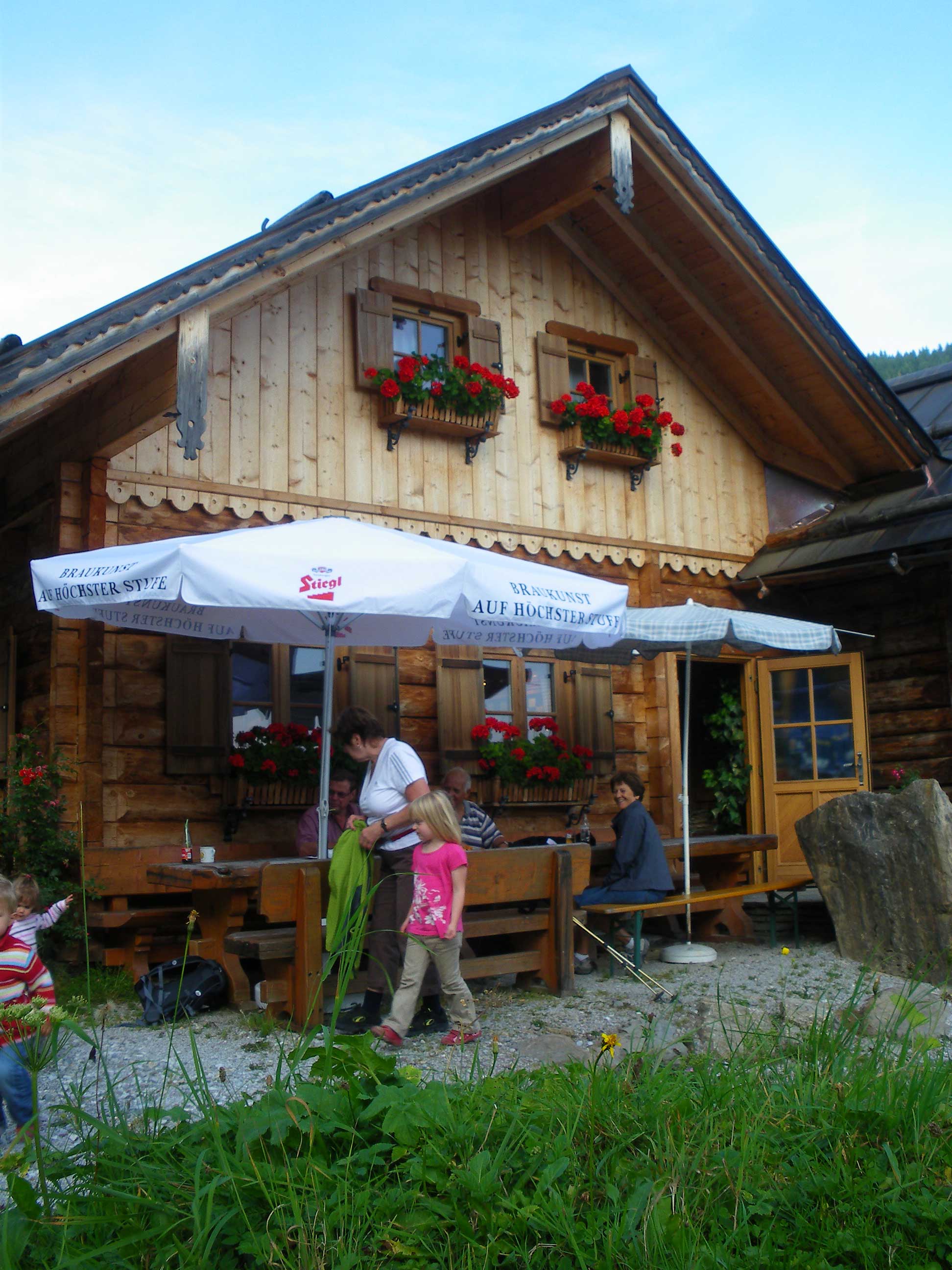 Terrasse der Sittleralm