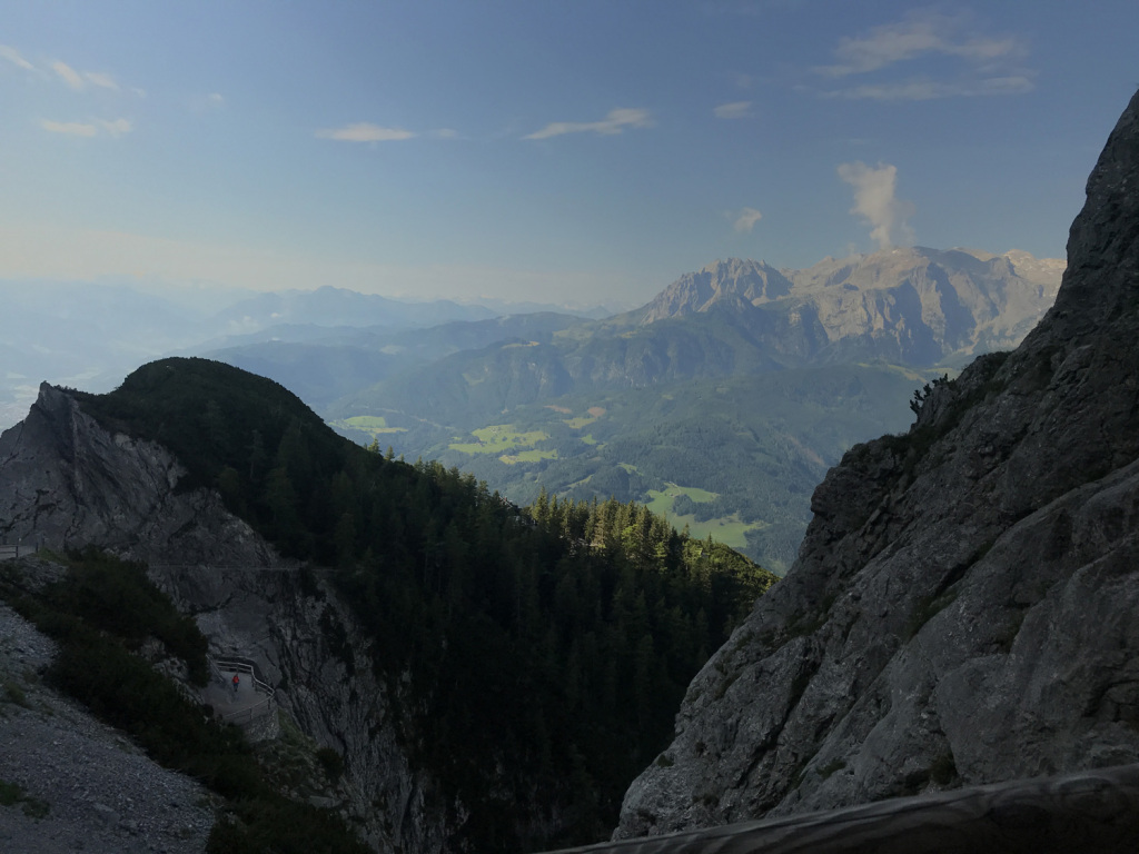 Ausblick vom Eingang der Eisriesenwelt