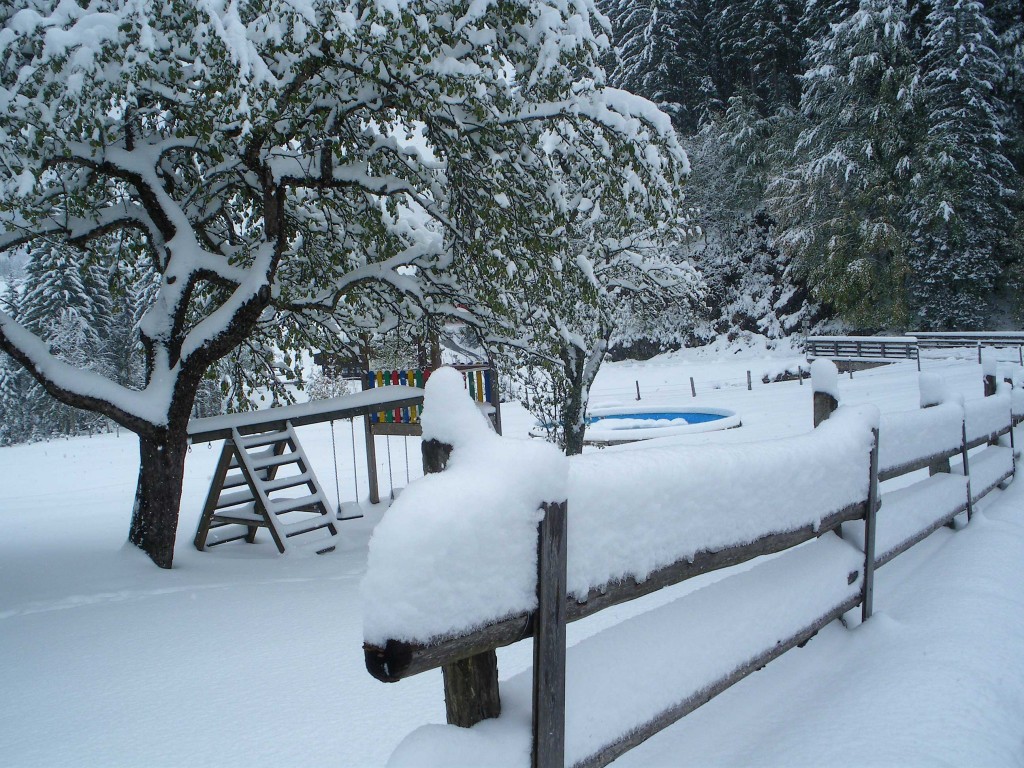 Winterbeginn im Oktober