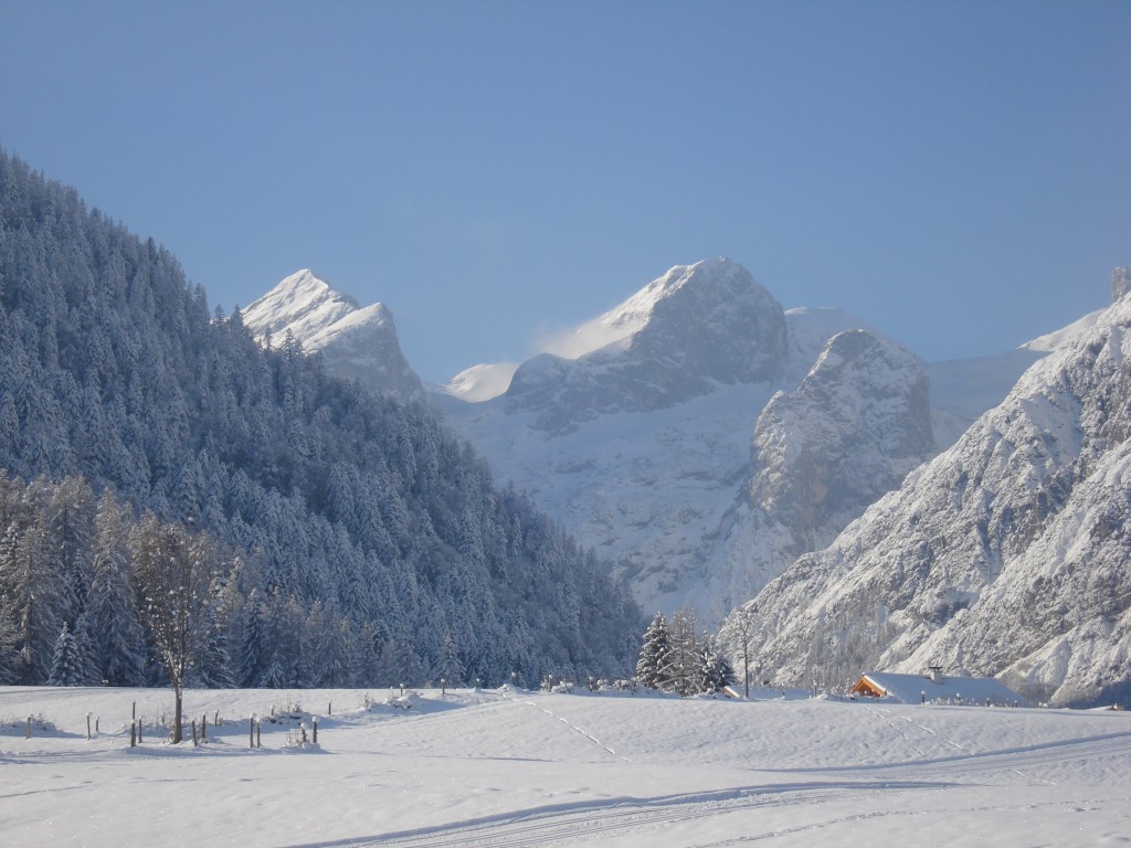 Winterlandschaft im Lammertal