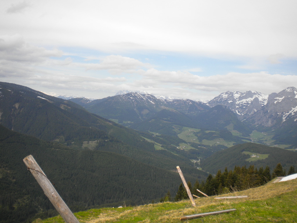 Ausblick über die Berge Salzburgs