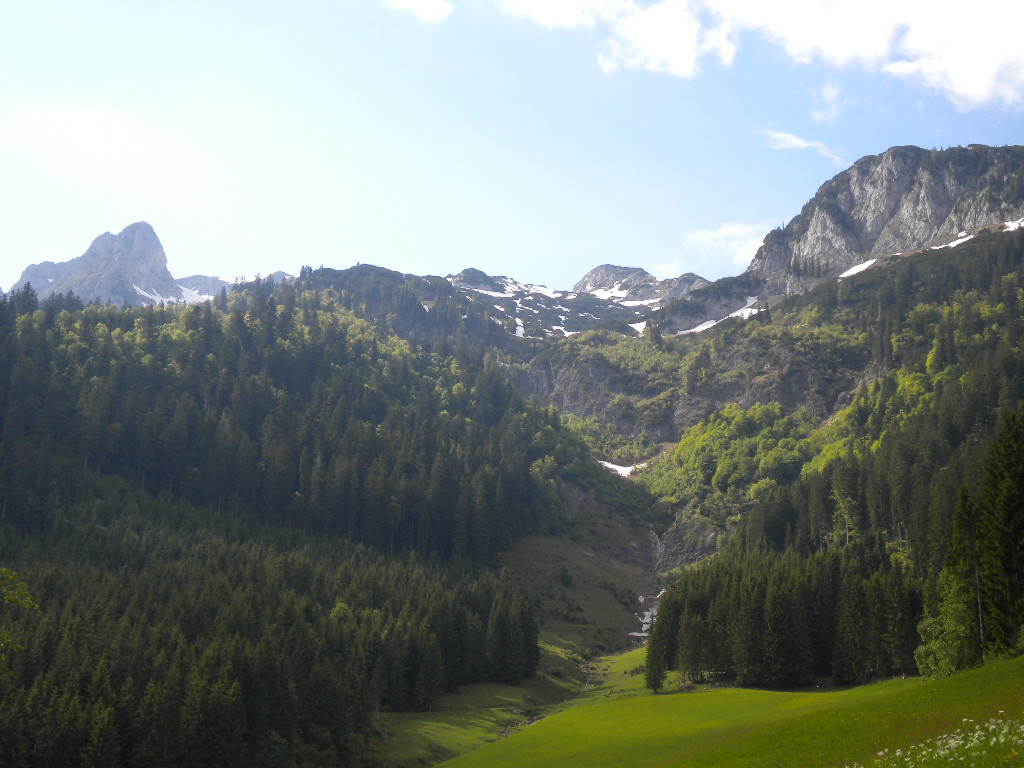 Aussicht beim Nordic Walking im Salzburger Land