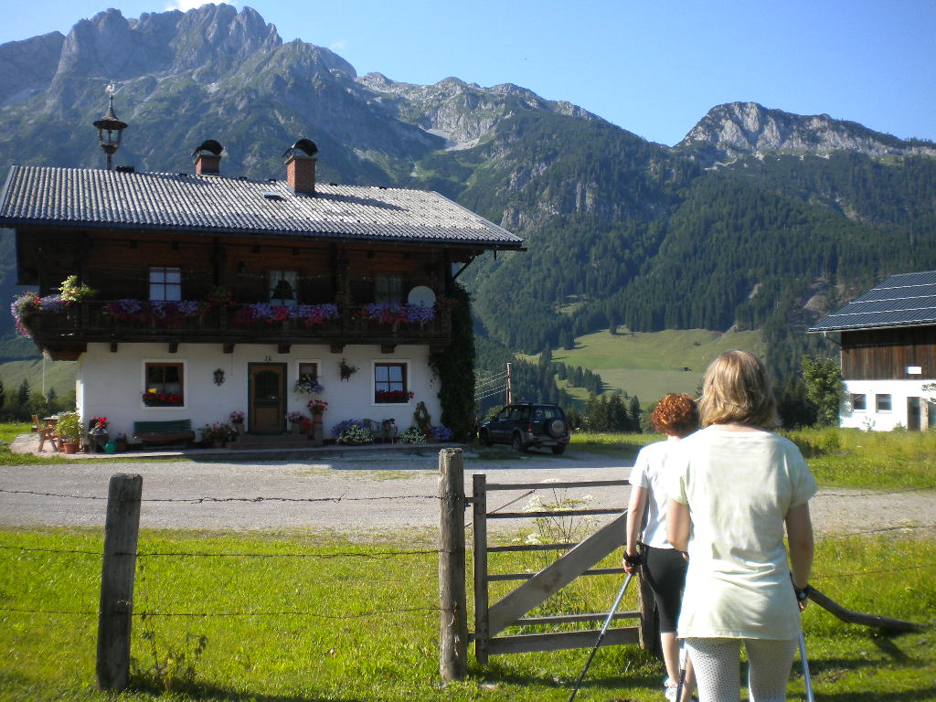 Nach 1.5 Stunden wieder fast im Hotel Lämmerhof angekommen