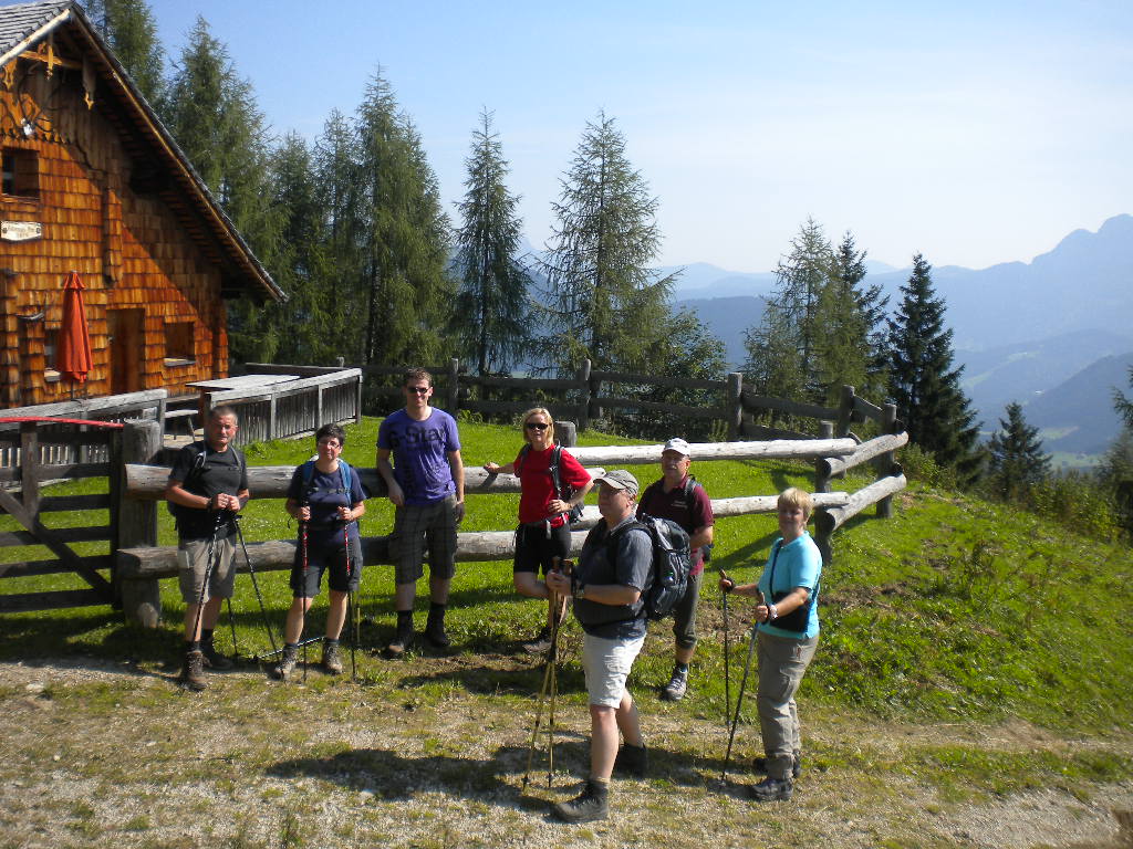 Gleich geht die Wanderung los