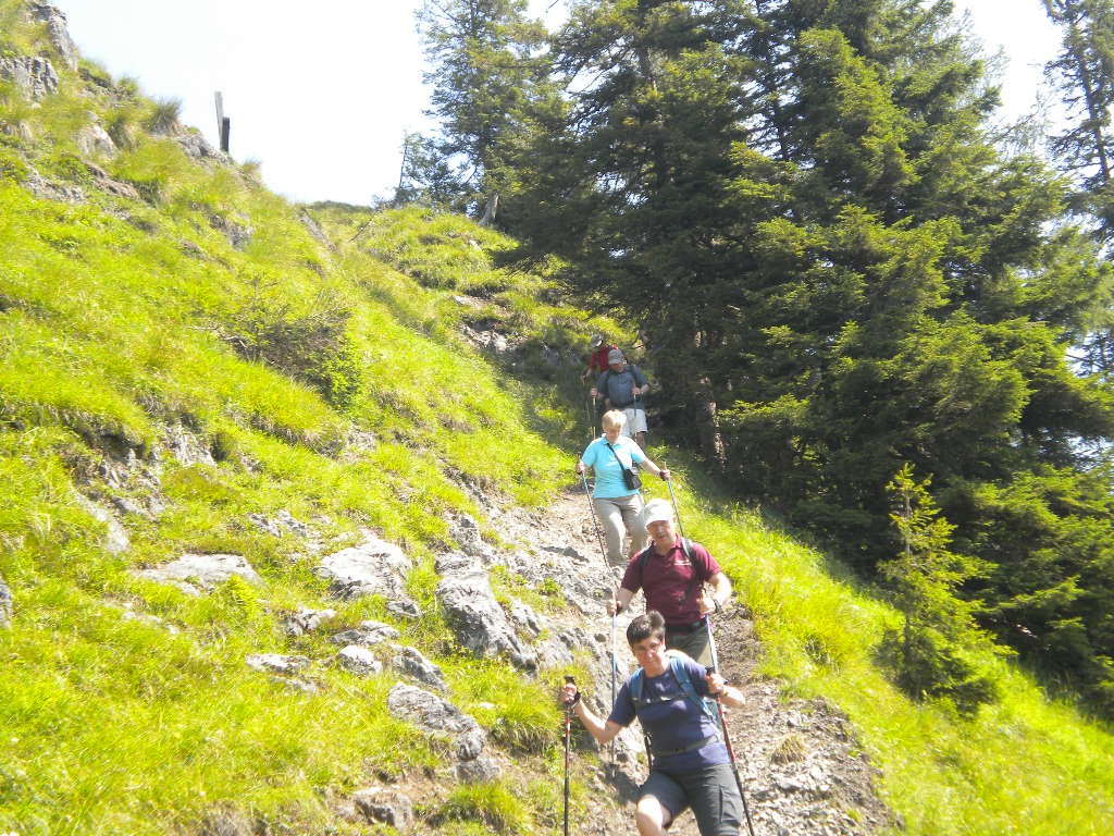 Abstieg zurück ins Lammertal