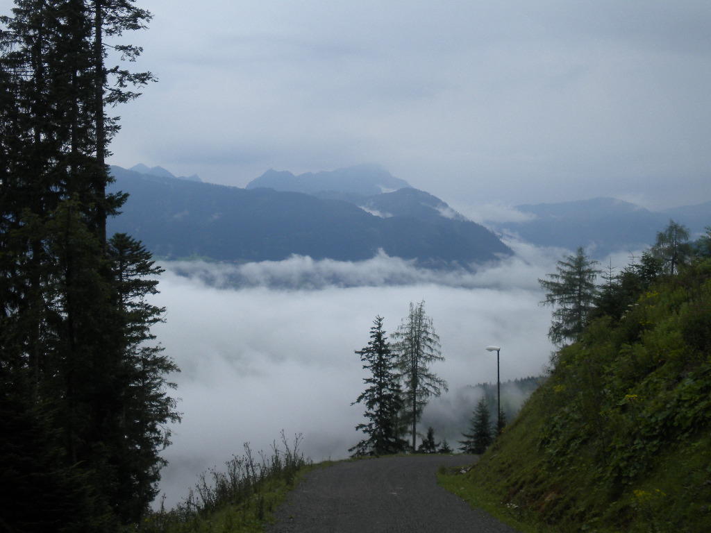 Nebel über dem Lammertal