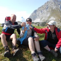 Hochgebirgswanderungim Zuge der Wanderwochen im Herbst vom Berghotel Lämmerhof auf den Edelweisskogel und den Hochkarfelderkopf