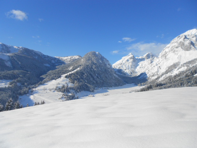 Schnee, Schnee und nochmals Schnee im Salzburger Land