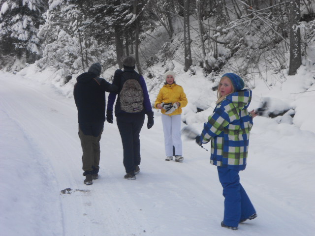 Rodeln im Winter im Lammertal