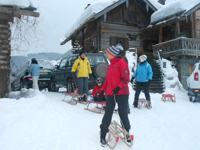 Rodelspaß im Winterurlaub im Salzburger Land