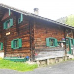 Hütte in den Salzburger Bergen