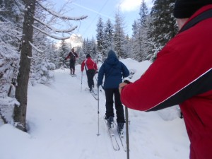 Schnupper-Skitour zum Truppenübungsplatz in der Aualm