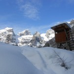 Winterlandschaft mit Tennengebirge