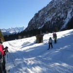 Herrliche Aussicht auf der Winterwanderung