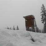 Jägerhochsitz am Waldrand