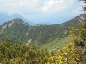 Mahdriedl - Blick von der Hofpürglhütte Richtung Mahdalm Trekking Tage