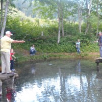 Angeln und Grillen bei den Lammertaler Fischteichen