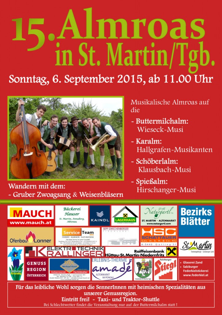 St. Martiner Almroas 2015